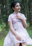 Plum Lilly Cheongsam Dress