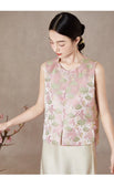 Jaliyah Sparks Qipao Cheongsam Vest Top