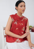 Maria Sleeveless Cheongsam Top