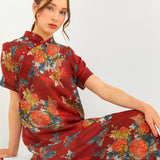 Autumn Spectacular Cheongsam Dress