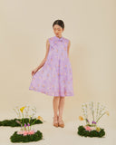 Lilac Charming Cheongsam Dress