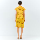 Yellow Phoenix Cheongsam Dress