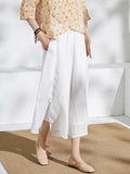 Double Layer Casual Flowy Versatile Cheongsam Pants