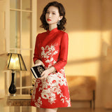 Retro Jacquard Qipao Cheongsam